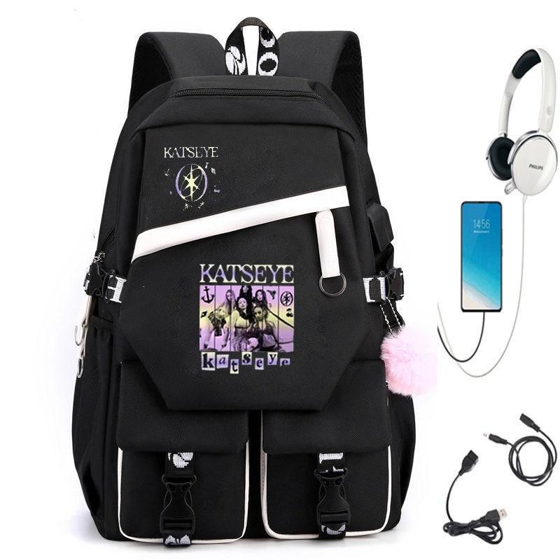 Katseye Music Print USB Charging School