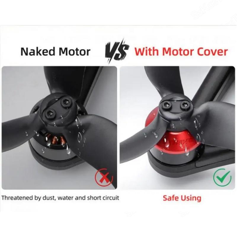 Motor Protective Cover Cap for DJI Avata 2 Aluminum Alloy Motor Protection Case Dust-Proof Waterproof Motor Protector