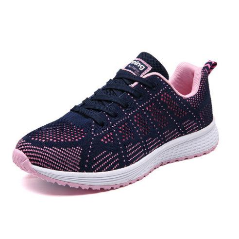 Large size summer mesh sneakers couple mesh running shoes running shoes women s single shoes 35