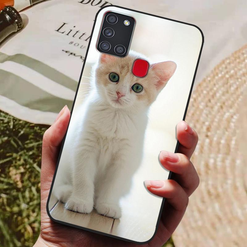 For Samsung A21S Case Phone Cover Silicone Soft TPU Back Cover for Samsung Galaxy A21S Case A 21S A21 S A217F Fundas Bumper