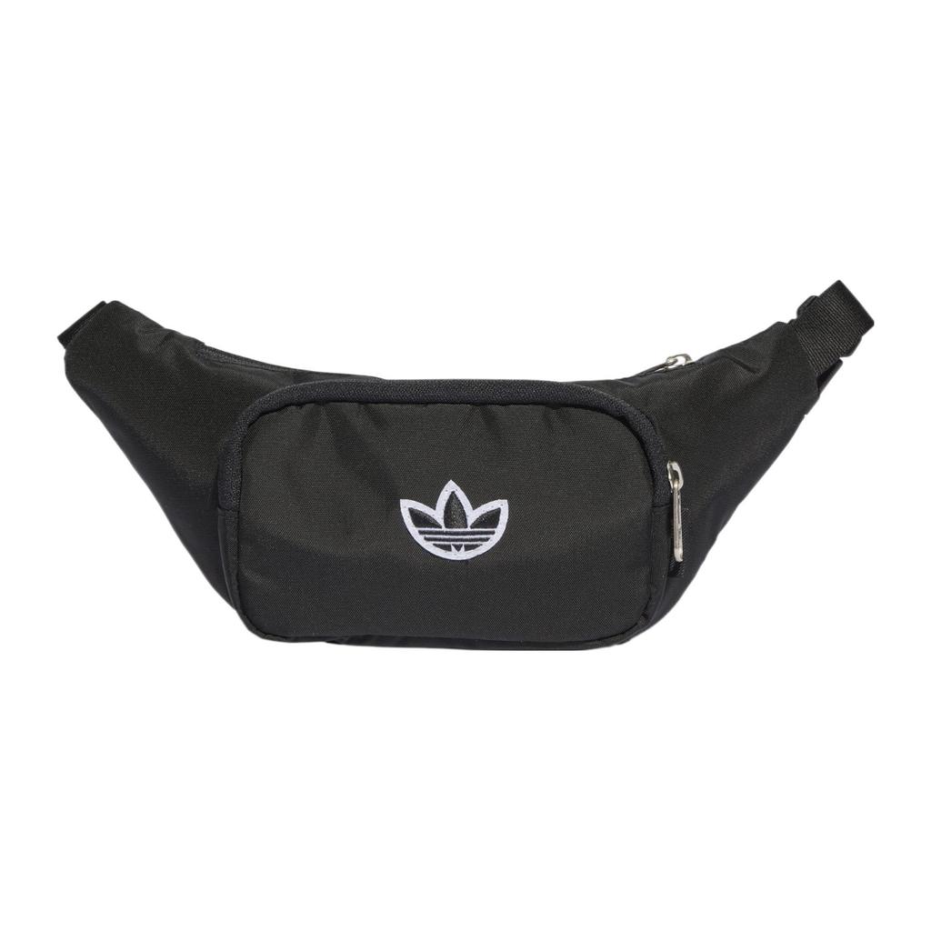 New Adidas Originals Recycled Nylon Crossbody Bag, Fanny Pack Regular Unisex Black IJ5007