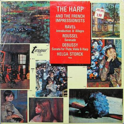 LP Record HELGA STORCK - Harp And The French Impressionists TV34161S TURNABOUT 1969 US Classical Used