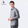 U.S. POLO ASSN. Men's Long Sleeve Wool Blend Business Casual Shirt
