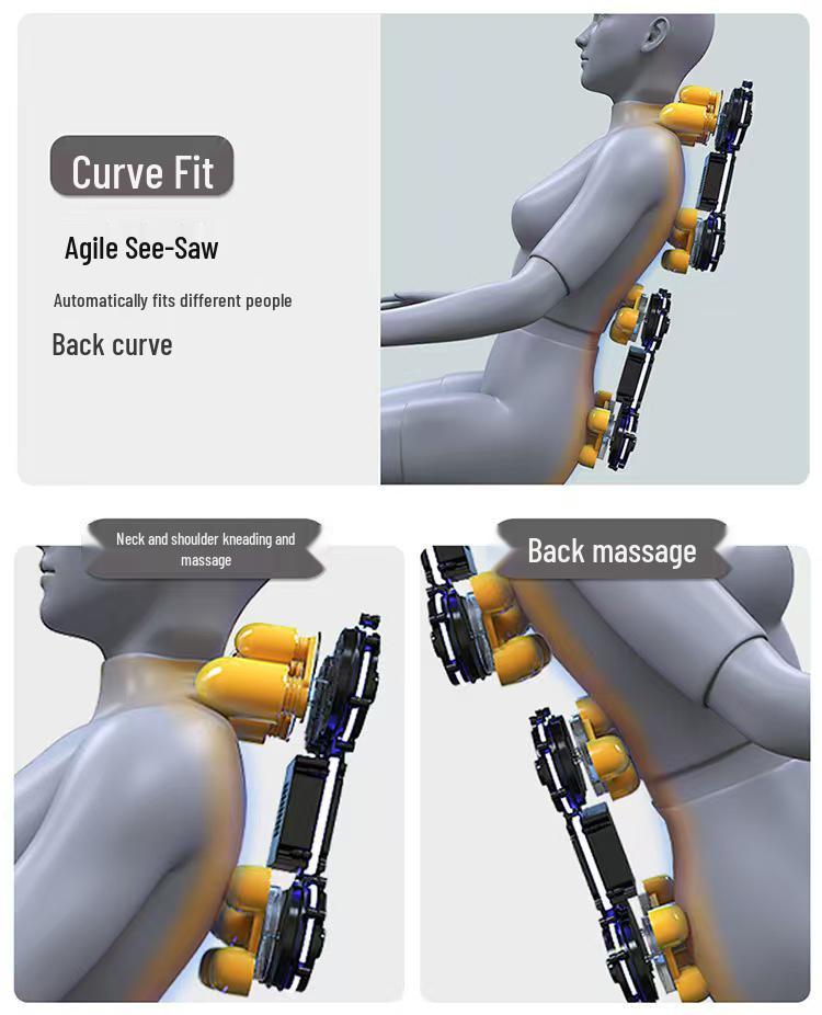 Smart 3D Scanning Massage Chair with Full Body QR Code Payment