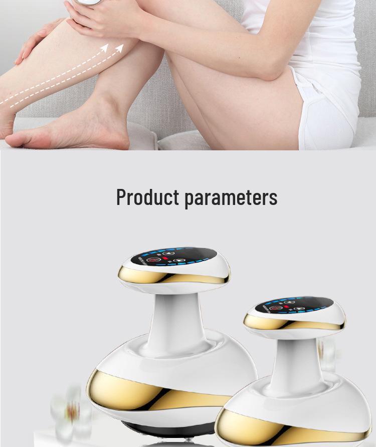 Electric Gua Sha Massager and Meridian Brush with Cupping and Heated Therapy