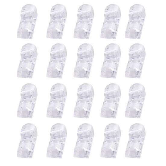 20 Stück Selbstklebende Netzwerk-Kabelklemmen Kabelorganisator Ladekabel Fixierer Halter Klemme