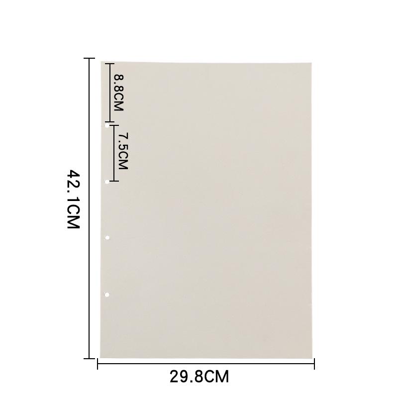 Uau A3 Grande Portfólio de Arte com Folhas Soltas em Papel Kraft com Logotipo Personalizado para Armazenamento de Obras de Arte de Estúdio ou Aula