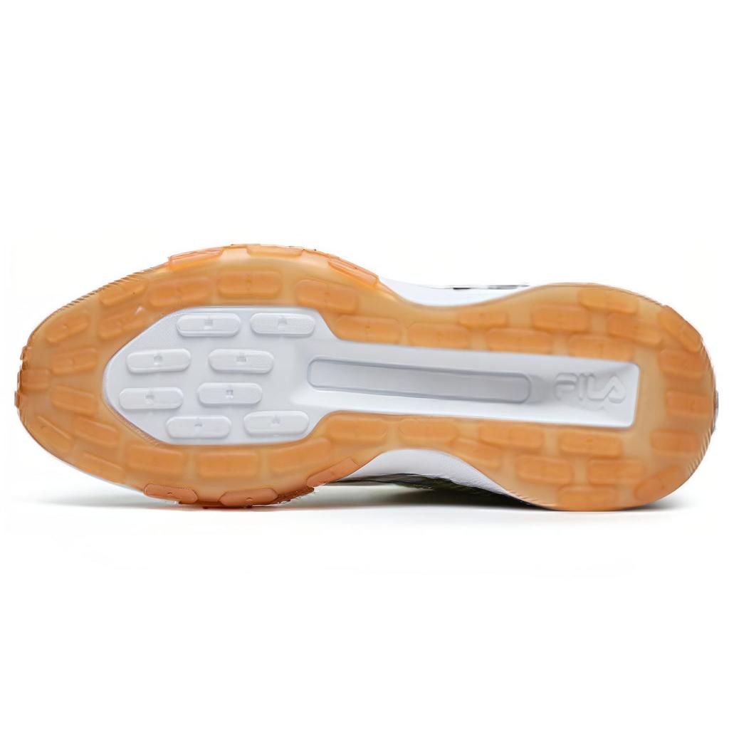 Fila Kuchenstoff Synthetikleder Bequeme Low Top Lifestyle Sneaker Herren-Sneaker Gelb Schwarz F12M221121FCR