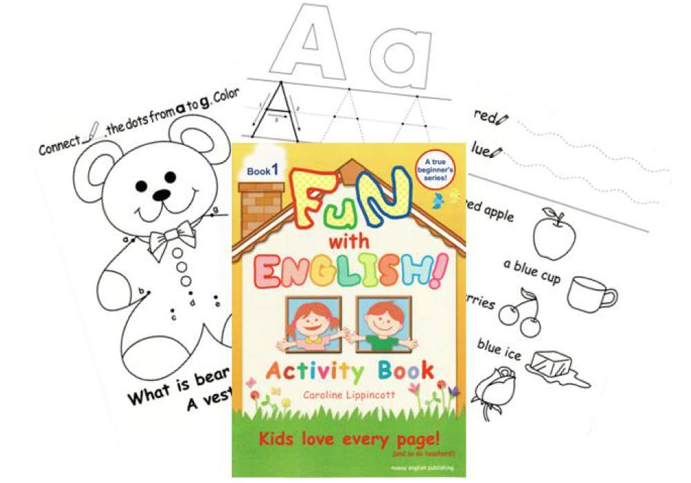 English teaching materials Fun with Workbook 3 level set English!
