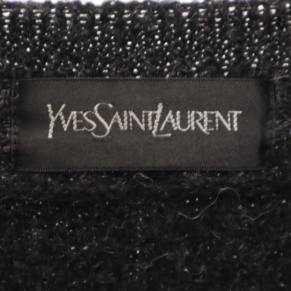 Yves Saint Laurent 90s Made In Japan Alpaca Blend Old Long Sleeve Sweater Men's Used
