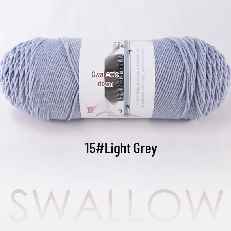 Large Skein 5-Ply Milk Cotton Yarn: Luxurious Plush for Doll Making & Seat Cushions, Available in 80 Colors