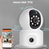 Xiaoying Indoor 360° Wireless Dual-Lens Binocular Camera with Remote Monitoring