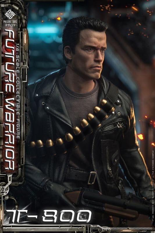 Scale Future Warrior the Terminator [PRESENT TOYS] 1/6 Figure T-800 PT-sp39 (From Movie)