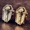 Antiqued Copper Skull Pendant Decorative Skull Charm Sewing Embellishment For Handmade Craft Clothing Accessories