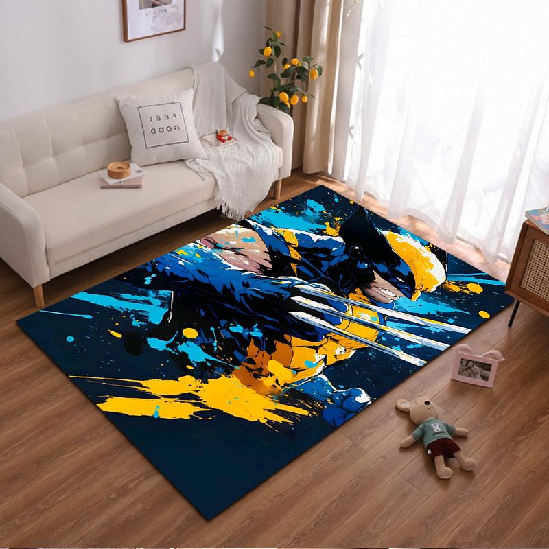 "Comic-style Wolverine claw splash design. Non-slip rug suitable for living room and bedroom sofas sofas."