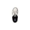 MLB Chunky Liner Synthetic Leather Low top Kids' Skateboarding Shoes Black White 7ASXJB24N-50WHS