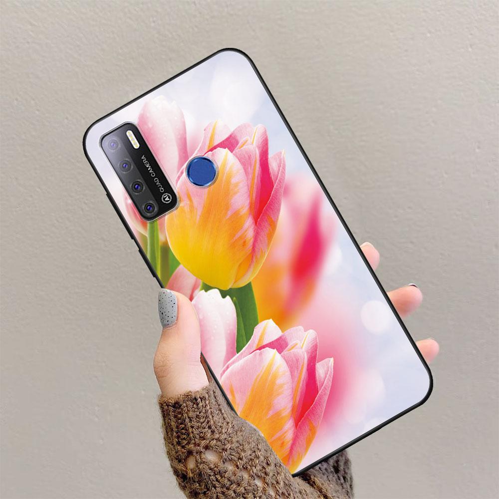 For Tecno Pouvoir 4 Case Soft Silicon Phone Cover For Pouvoir 4 Case For For Tecno Pouvoir 4 Cover Coque Bumper Fashion Cute