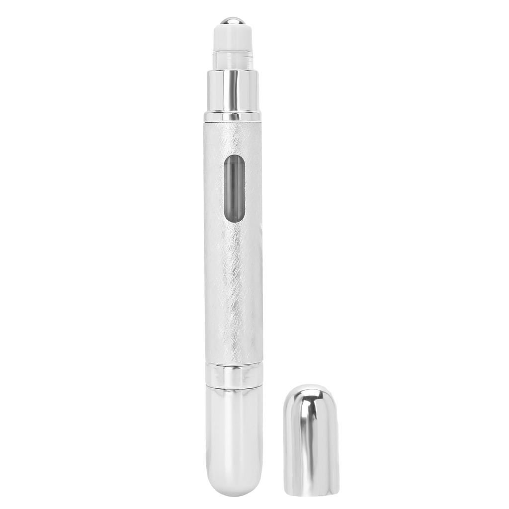 Travel Portable Empty Spray Bottle Exquisite Refillable Perfume Bottle 6ml (Silver)