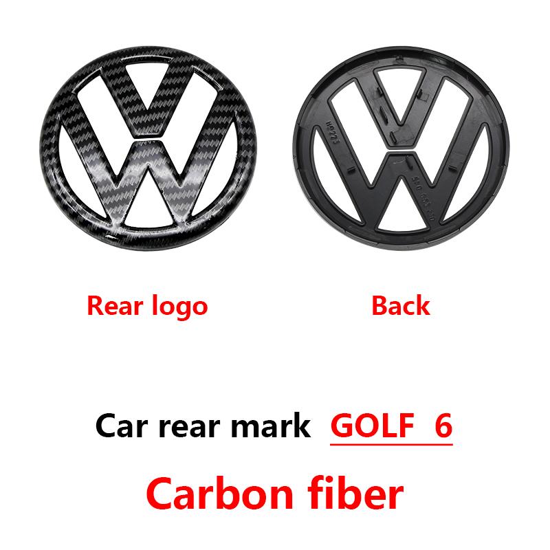 För VOLKSWAGEN VW 1 st Bil Original Ersättning Framgrillmärke Bagagelucka Baklucka Emblem Logotyp Dekor Tillbehör För VW MK6 GOLF 6 2