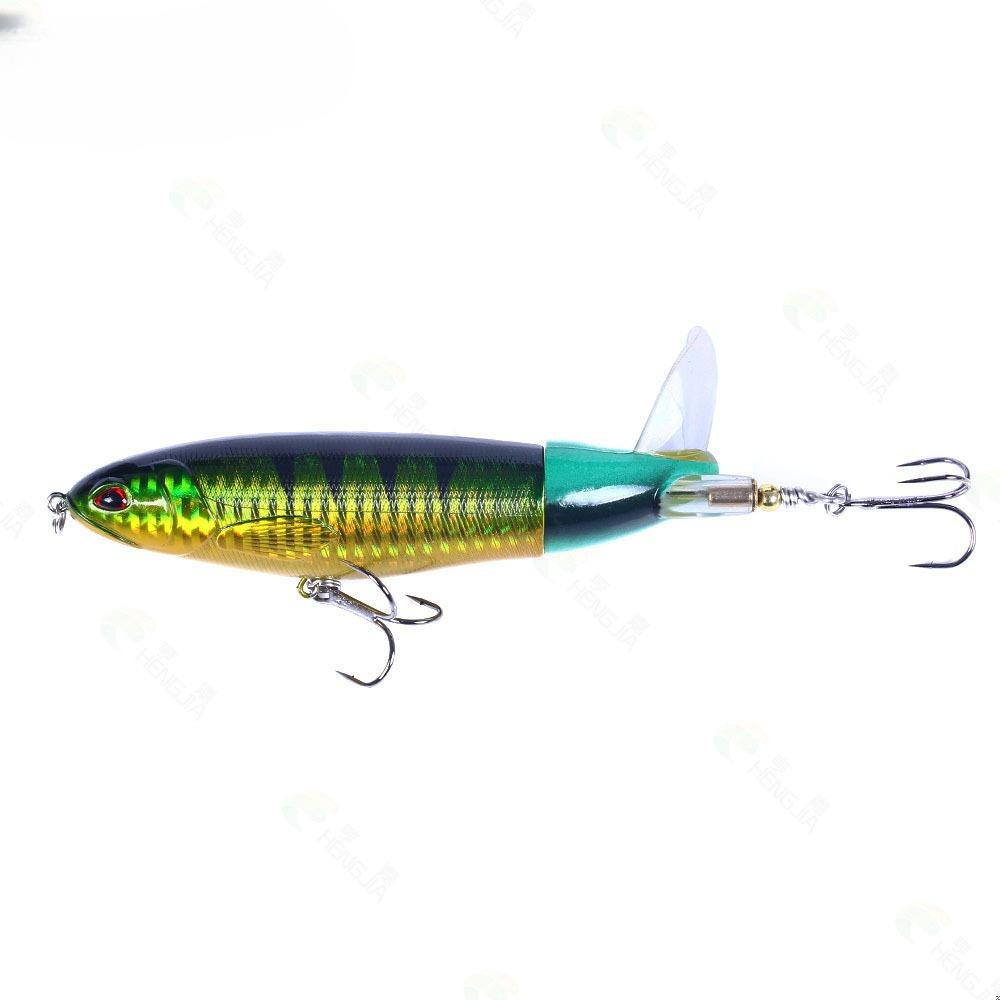 1 Stück 11cm/14cm Köderpropeller Wasseroberflächen-Traktor Schnelle Vibration Bleistift Kunststoff Hartköder Simulation Köder Angelzubehör