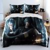 Final Fantasy Series Games Cartoon Comforter Bedding Set,Duvet Cover Bed Set Quilt Cover Pillowcase,king Queen Size Bedding Set Tool
