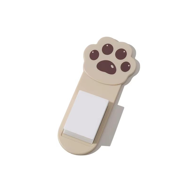 1/2pcs Cute Cartoon Toilet Handle, Creative Cat Claw Lid Remover, Plastic Convenient Flip Lid Remover