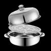 Odin Love Küche 28cm Edelstahl Suppen-Dämpftopf