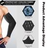 2PCS Sports Arm Compression Sleeve Basketball Cycling Arm Warmer Summer Running UV Protection Volleyball Sunscreen