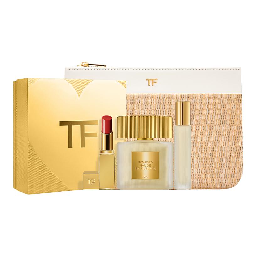 Набор: Бальзам для губ Tom Ford Soleil Summer с туалетной водой Eau de Soleil Blanc Four-Piece Set