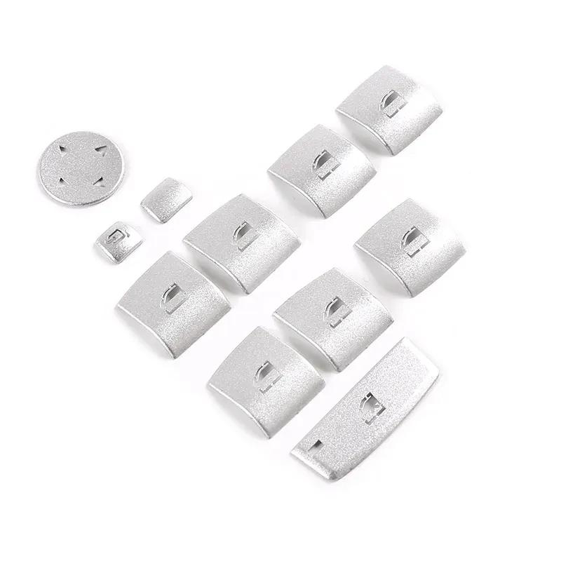 For BMW 1 3 4 5 Series F20 F22 F30 F35 F10 Aluminum Alloy Car Window Lift Decoration Button Cover Trim Sticker Car Accessories