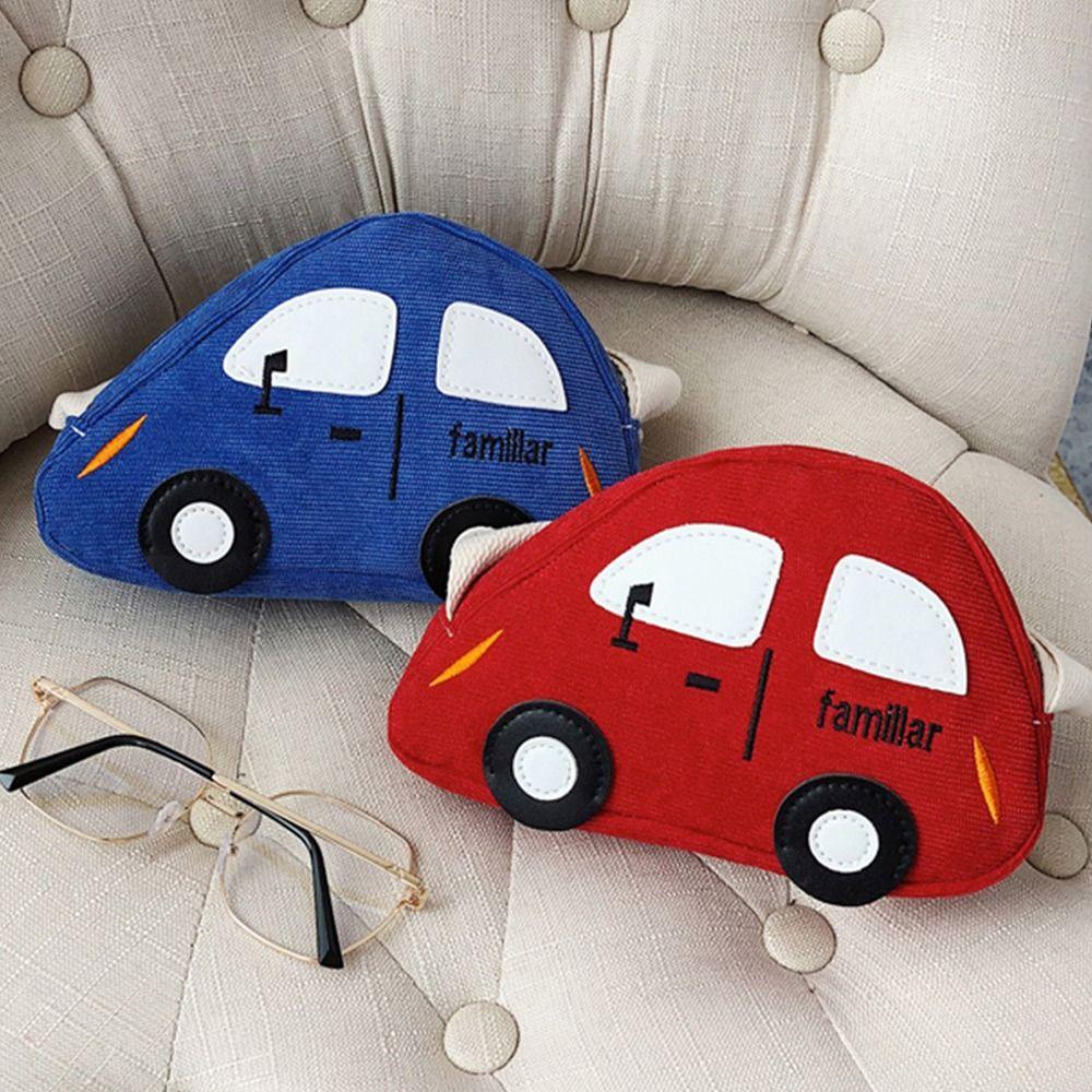 Kids 3D Diagonal Shoulder Bag Cartoon Car Bag Crossbody Bag School Bags Backpacks