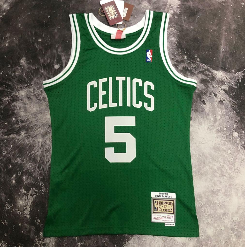 MN hot-pressed 0708 Celtic retro jersey Pierce Garnett Ray Allen embroidered jersey