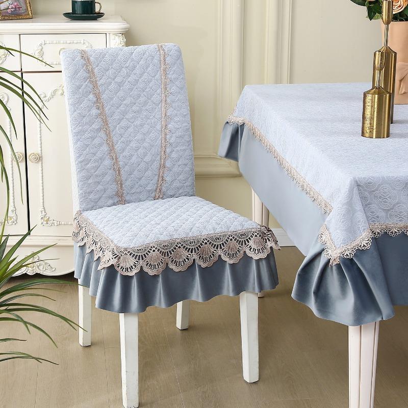Living Room Chair Cover Soft Warm Decorative Full Coverage Dining Chair Cover Integrated Backrest Slip Resistant Seat Protector