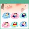 6pcs Pajamas Cloud Crayon Shin Chan Toy Doll Pvc Model Desktop Decor Xmas Gifts