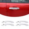 Silver Exterior Door Handle Bezel Trim Cover For Chevy Colorado/GMC CANYON 14-22