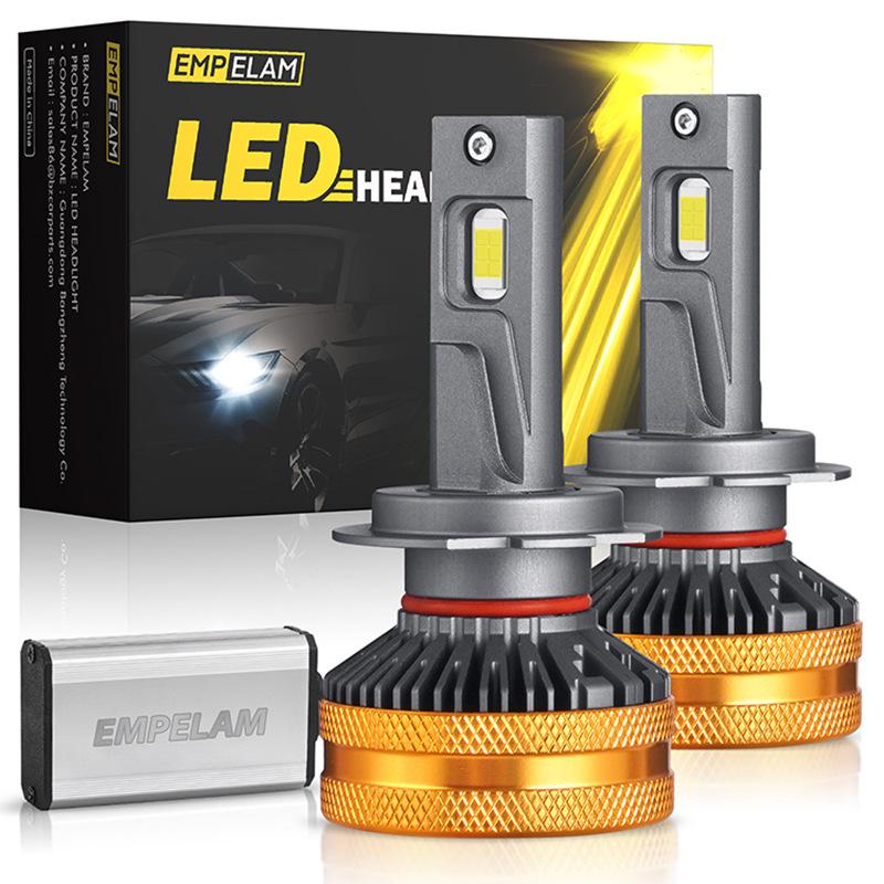 Universal Car LED Headlight Bulbs, 12V/24V, Super Bright H4 High/Low Beam, H7/H11