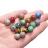 20-50pcs/lot Multicolor Resin Mitation Cat Eye Round Beads Bracelet Spacer Beads For DIY Handmade Jewelry Making Findings