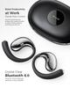 Earphones with Ear Up to 36 Hours of Bluetooth Comfortable Perfect for and More Open-Ear Hooks, Playtime, 6.0, Wireless, Fit, Running, Sports,