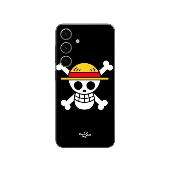 Kryt - Maniacase - Samsung Galaxy S25 Plus - One Piece Flag - Měkký - Černý
