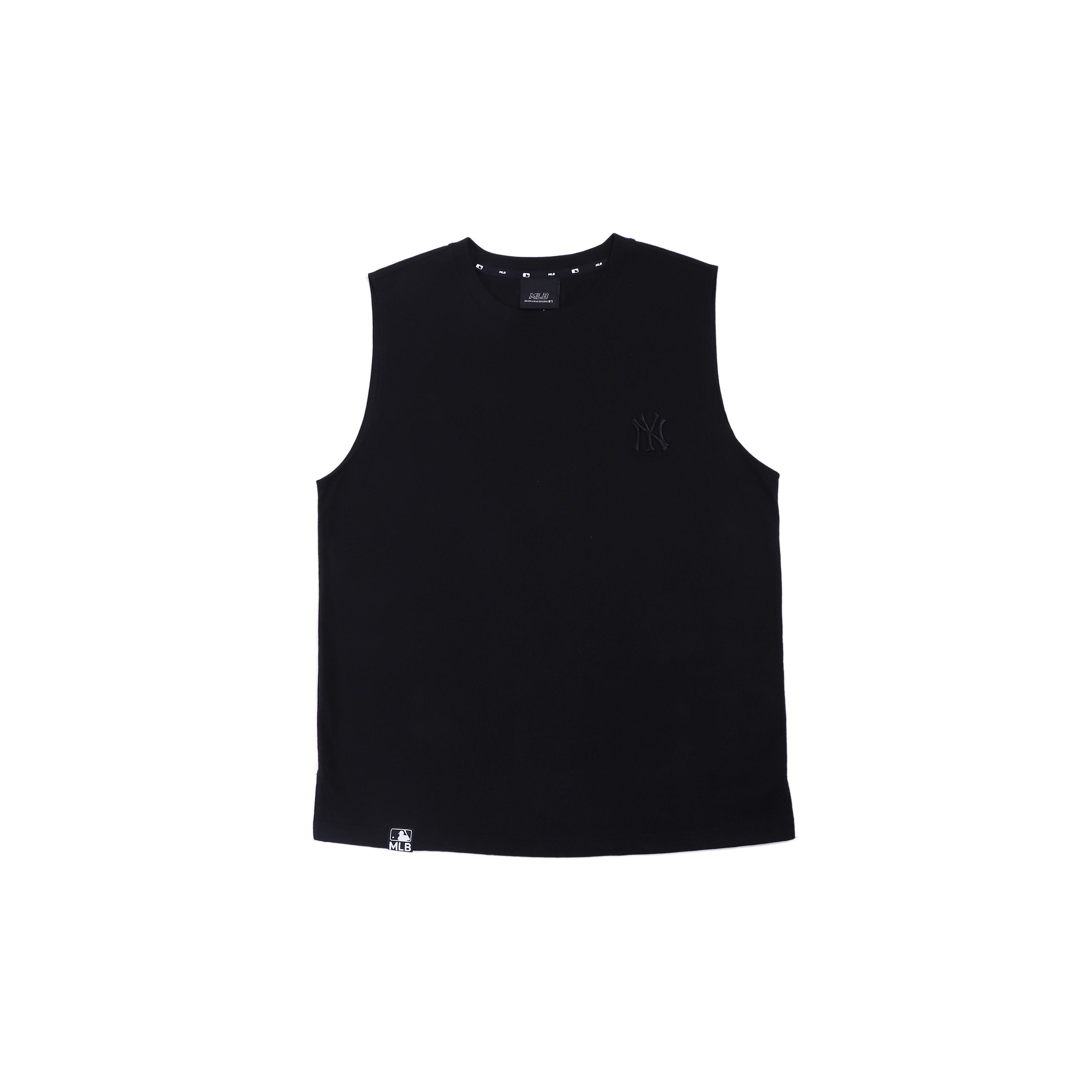 MLB Tank Tops Unisex Black Crew Neck Moderate Straight Fit 31TK03131-50L XS