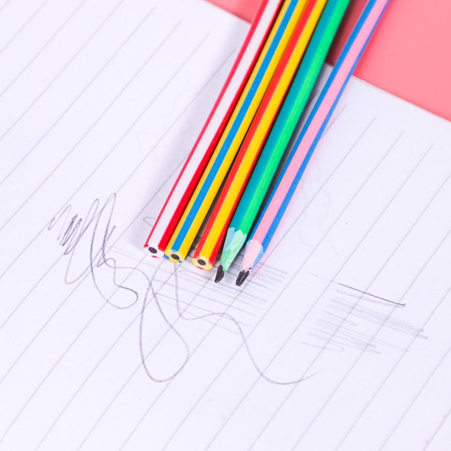 Flexible Colorful Striped Unbreakable Magic Pencil Toy