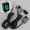Motorrad Bike Universal Motor Grün Farbe Digitaler Ganganzeige Display Schalthebel Sensor 6 Gang