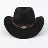 Tibetan western cowboy top hat new ethnic style hot sale men's and women's casual top hat party jazz hat