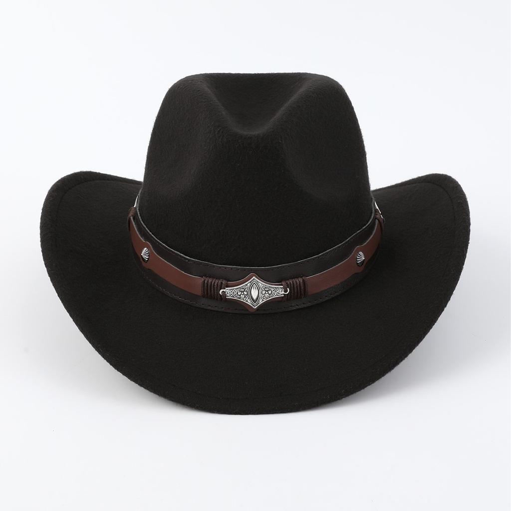 Tibetan western cowboy top hat new ethnic style hot sale men's and women's casual top hat party jazz hat