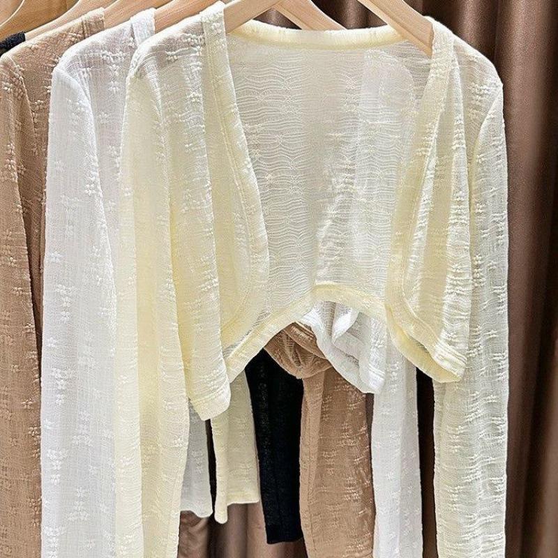 Lace Bolero Top & Cami Dress with Sheer Sun Shawl