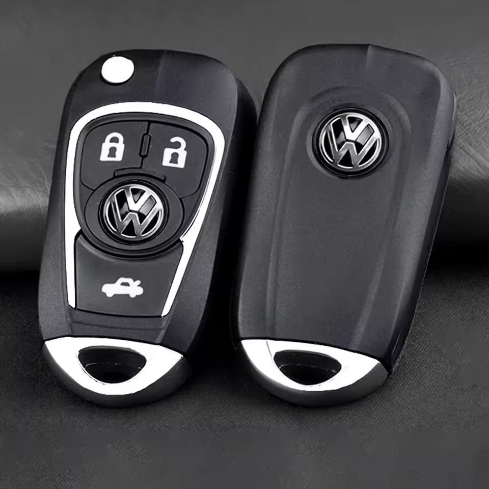 5/10Pcs 14MM Car Remote Key Badge Emblem Metal Logo Stickers For VW GTI Polo Golf Passat Tiguan Arteon Touareg CC Taigo Caddy Je QO2