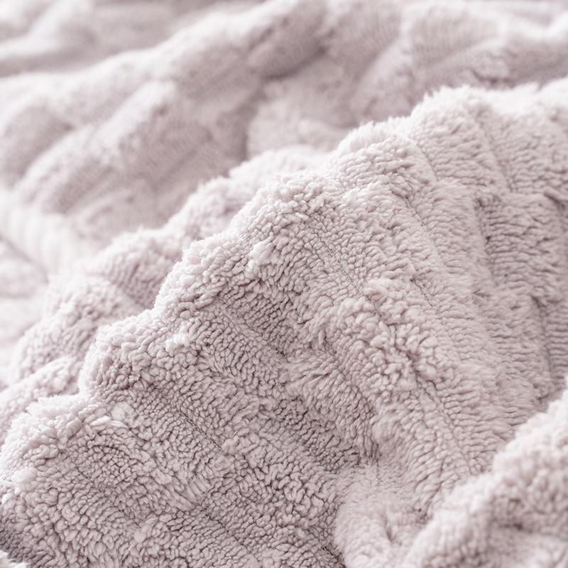 Set Of 3 Coral Velvet Towels Soft Bath Towels Highly Absorbent Guest Towels 35X75Cm 85X150Cm 70X140Cm Various Sizes