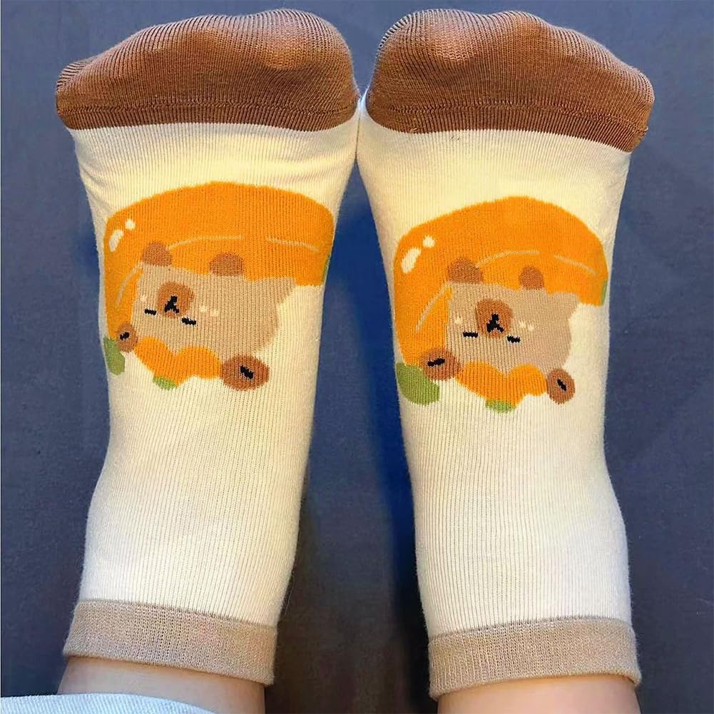 FASELE Stylish Crew Ankle Soft Cotton Socks for Sports and Everyday All Set Women's Socks, Socks, Cute, Breathable, Wear, Spring, Summer, Fall,