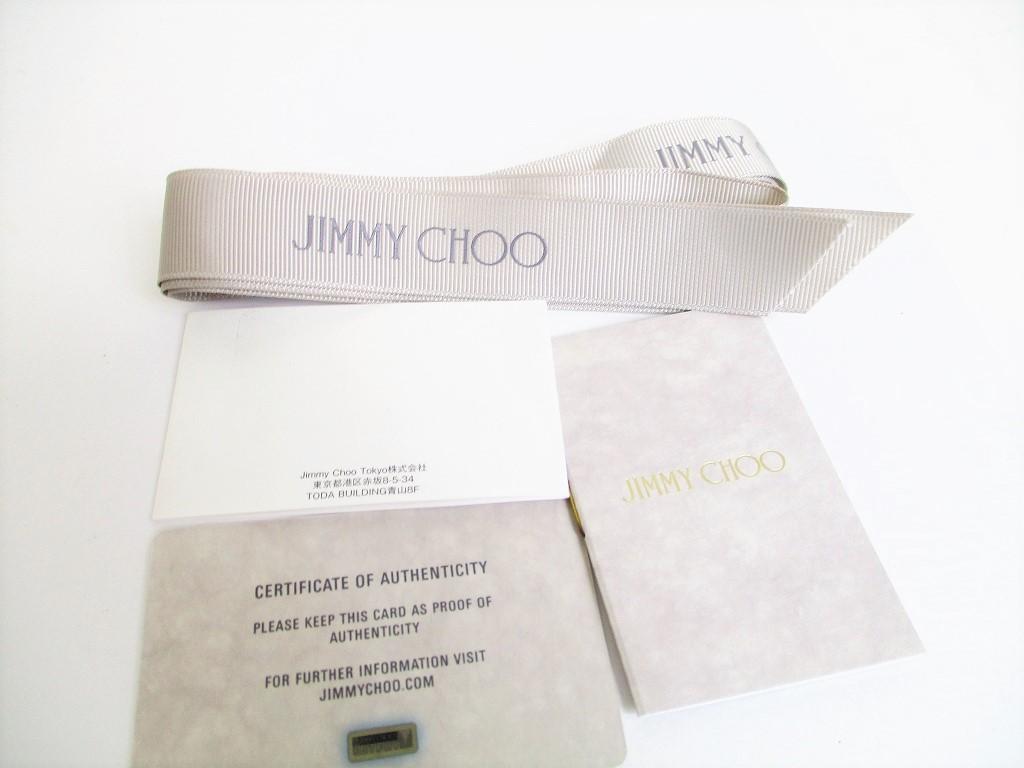 Authentische Jimmy Choo geprägte Sterne grau und schwarz Leder Clutch #8059 generalüberholt