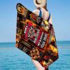 Firefighter In Action Beach Towel, Super Soft Microfiber, Gift for Her/Him, Birthday, for Pool, Beach, Travel, Home Decor Fan gifts
